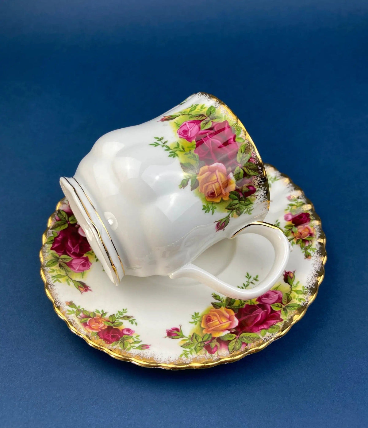 Royal Albert Cup and Saucer | Old Country Roses Motif Tea/Coffee Set | Replacements | Gift for Mom