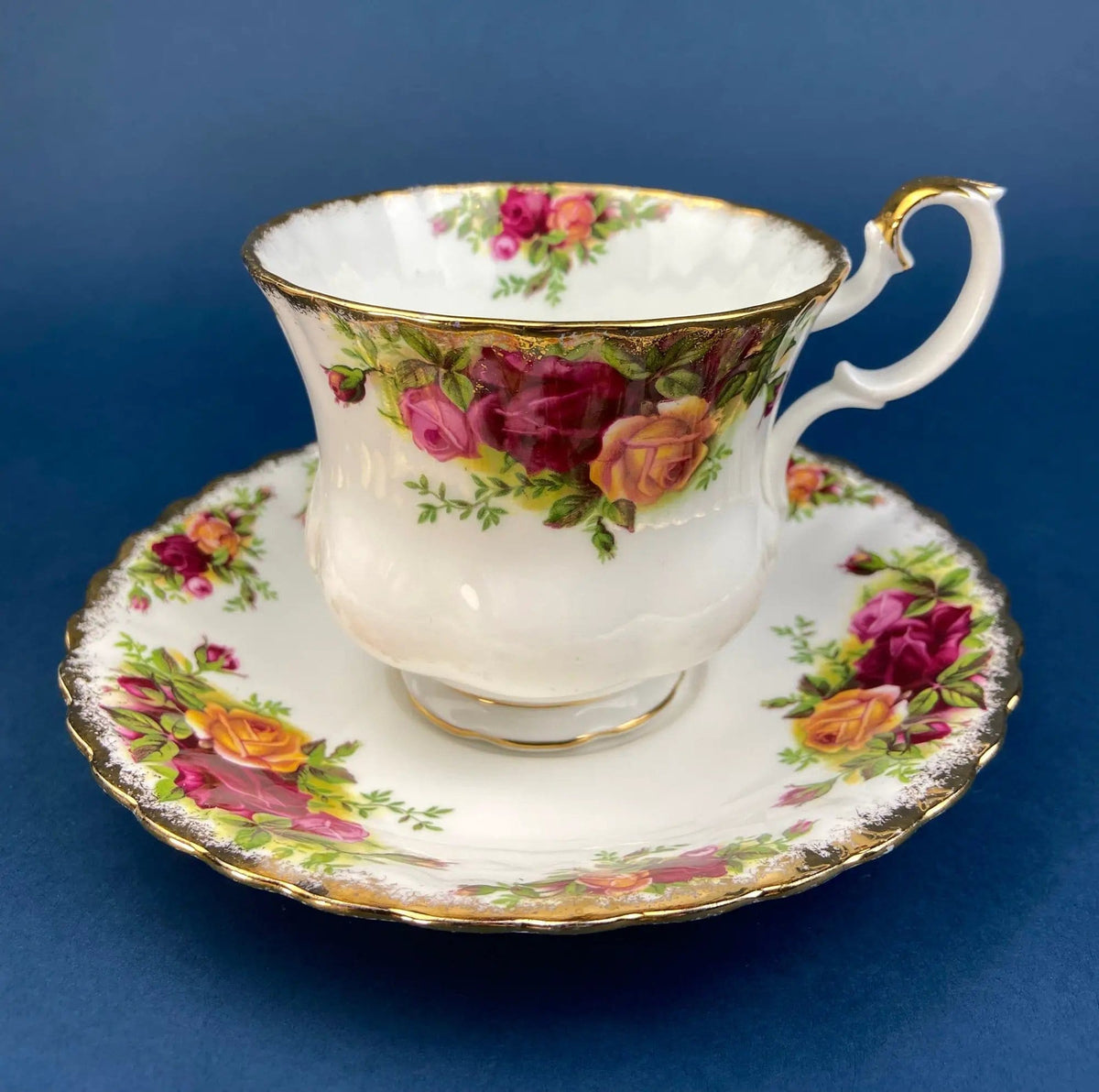 Royal Albert Cup and Saucer | Old Country Roses Motif Tea/Coffee Set | Replacements | Gift for Mom