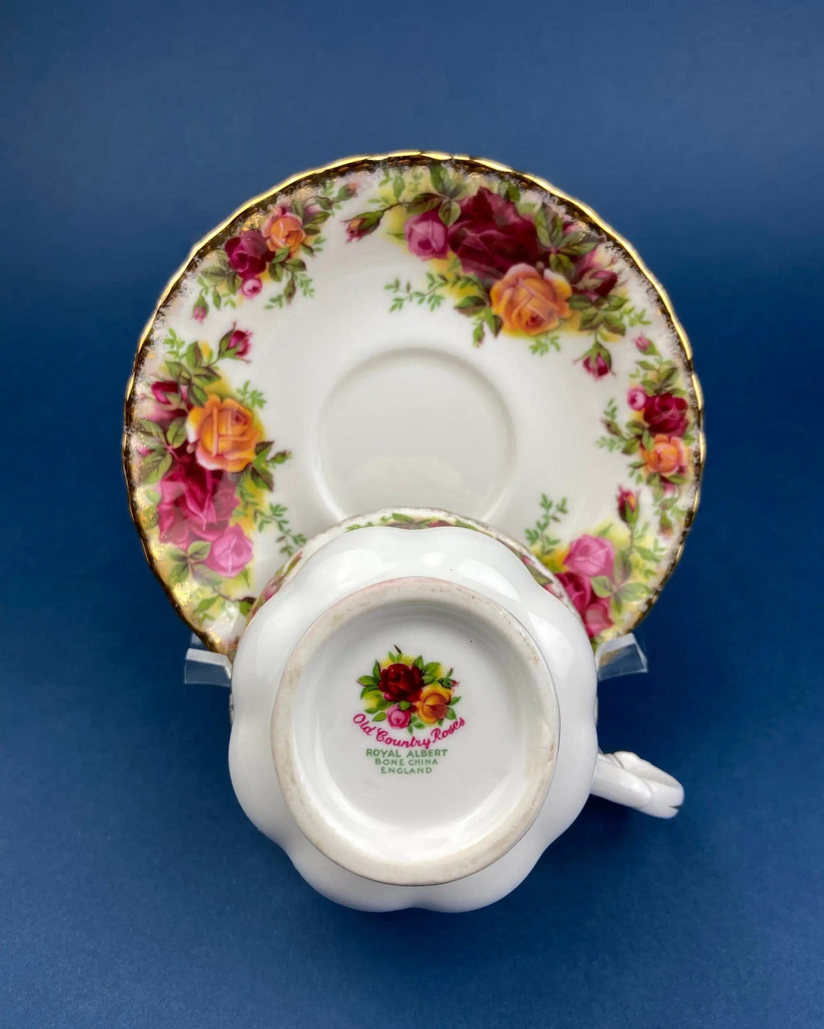 Royal Albert Cup and Saucer | Old Country Roses Motif Tea/Coffee Set | Replacements | Gift for Mom