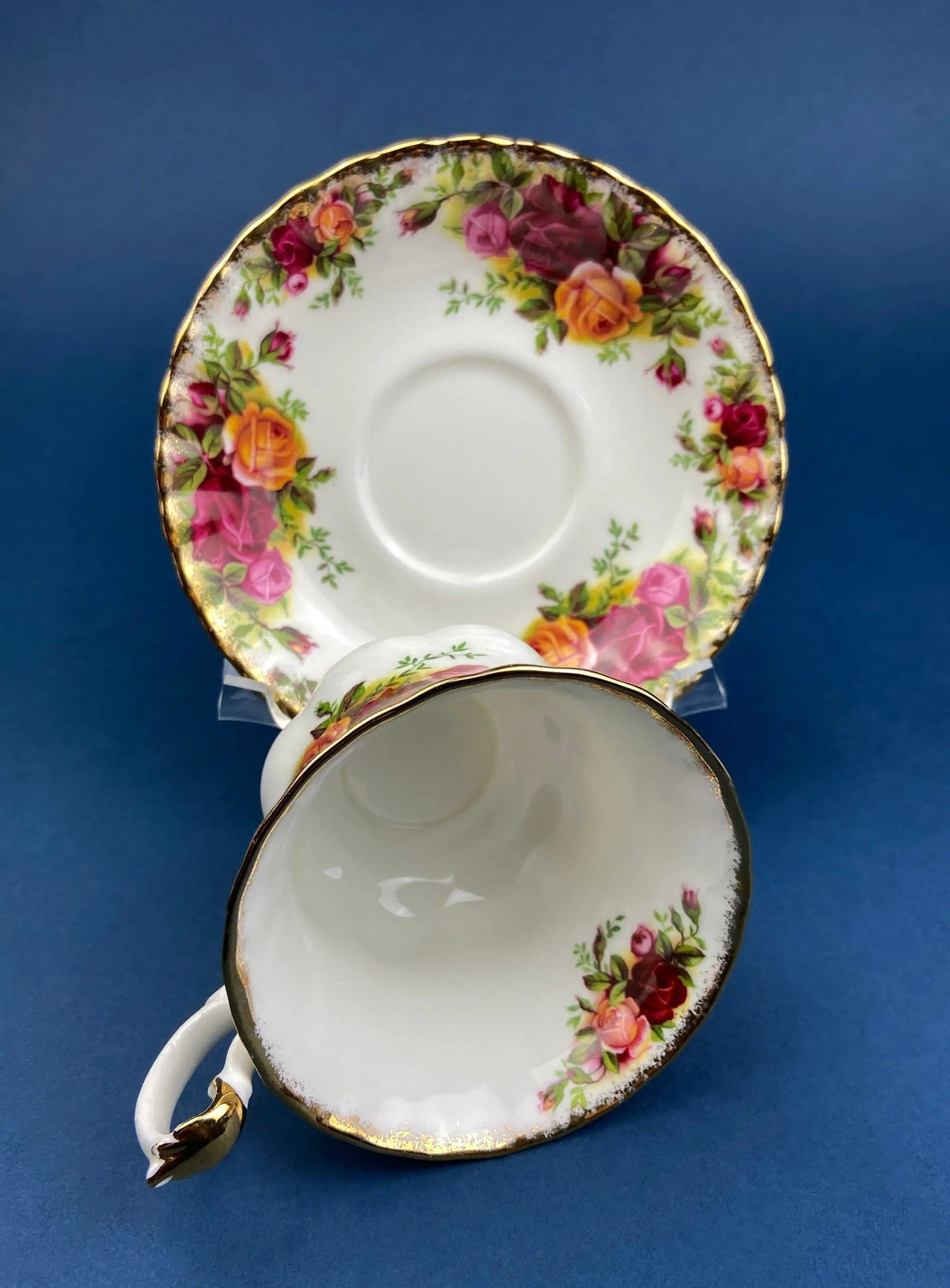 Royal Albert Cup and Saucer | Old Country Roses Motif Tea/Coffee Set | Replacements | Gift for Mom