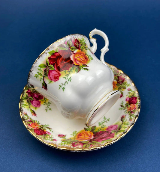 Royal Albert Cup and Saucer | Old Country Roses Motif Tea/Coffee Set | Replacements | Gift for Mom