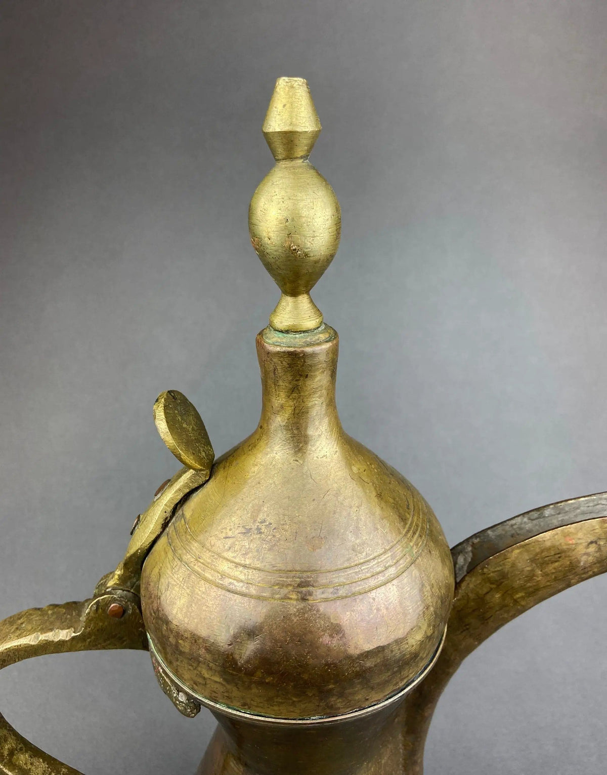 Antique Large Aftaba | Primitive, Hand Hammered Brass Vessel for Water | Highly Collectible Pitcher | Collectors & Hosts