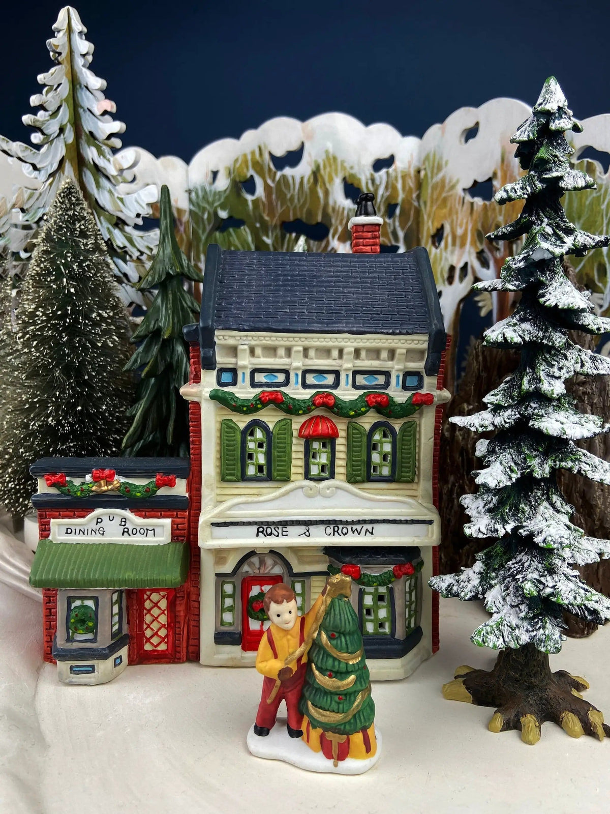 Department 56 Illuminated Christmas Village House | Faversham Lamps & Oil | Wicking, Whale Coal Oil, Glass Chimneys | Collectors & Hosts