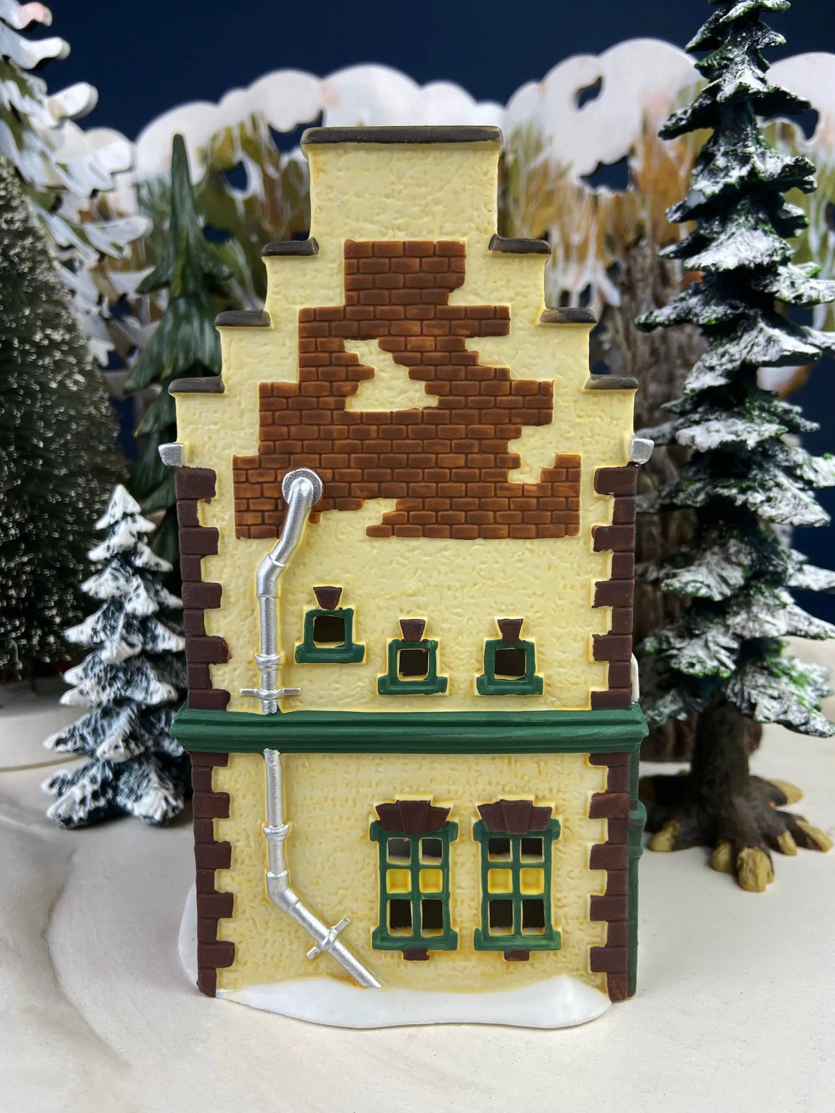 Department 56 Illuminated Christmas Village House | Faversham Lamps & Oil | Wicking, Whale Coal Oil, Glass Chimneys | Collectors & Hosts