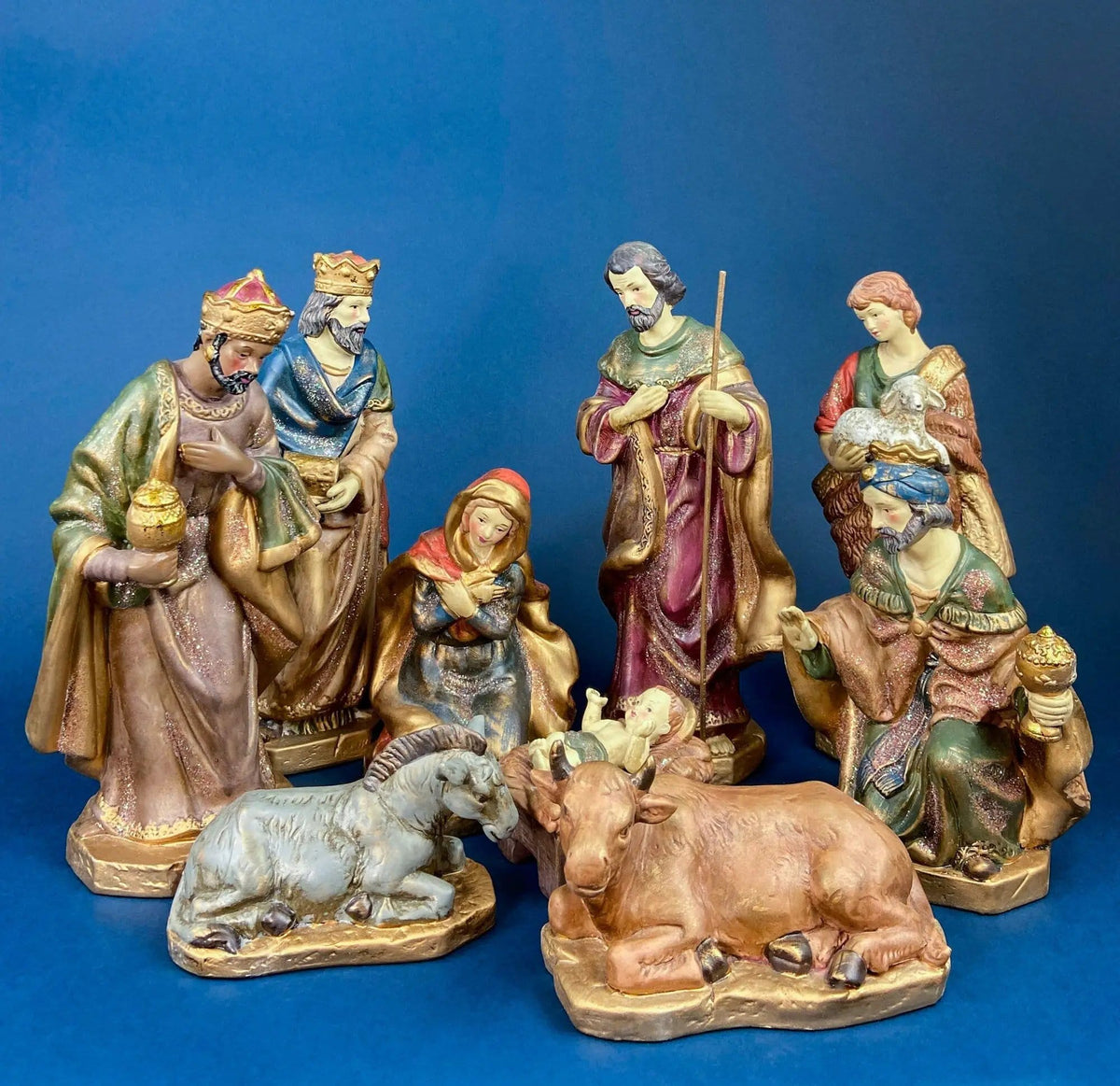 30" Statue of Virgin Mary | Praying Madonna | Wood Like Texture & Color | Collectors & Hosts