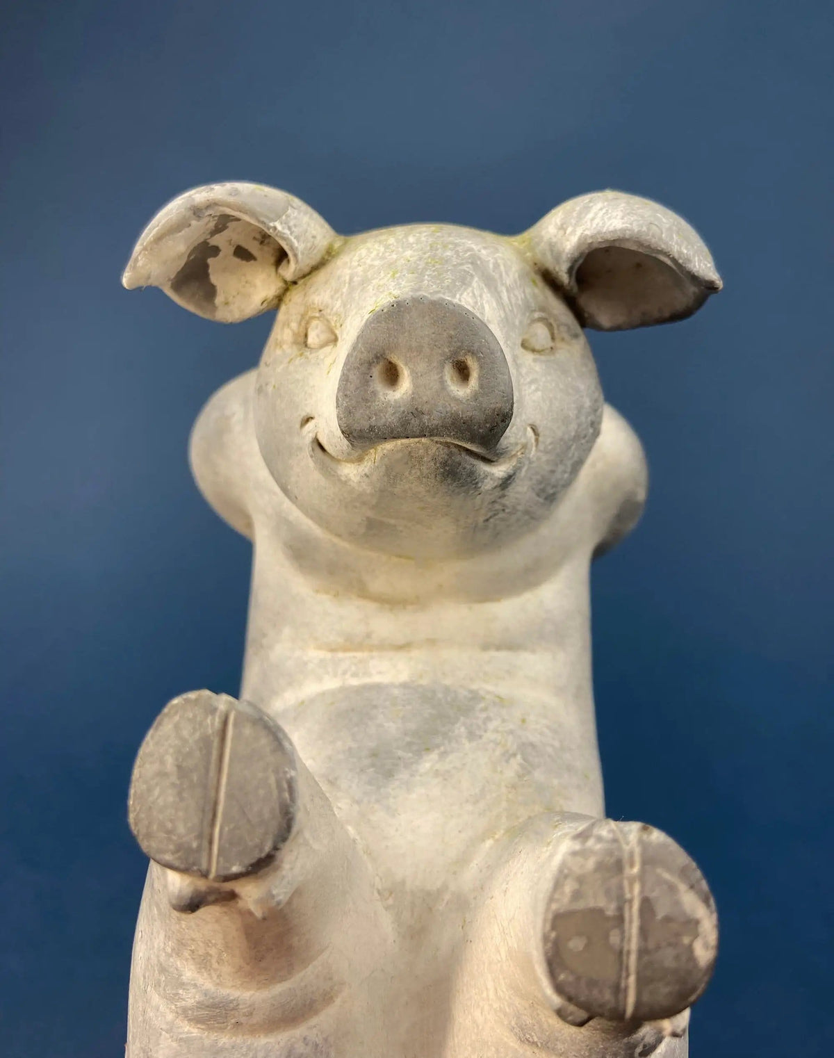 Funny Piglet Figurine | Frolicking and Smiling Pig | Animal Lovers | Collectors & Hosts