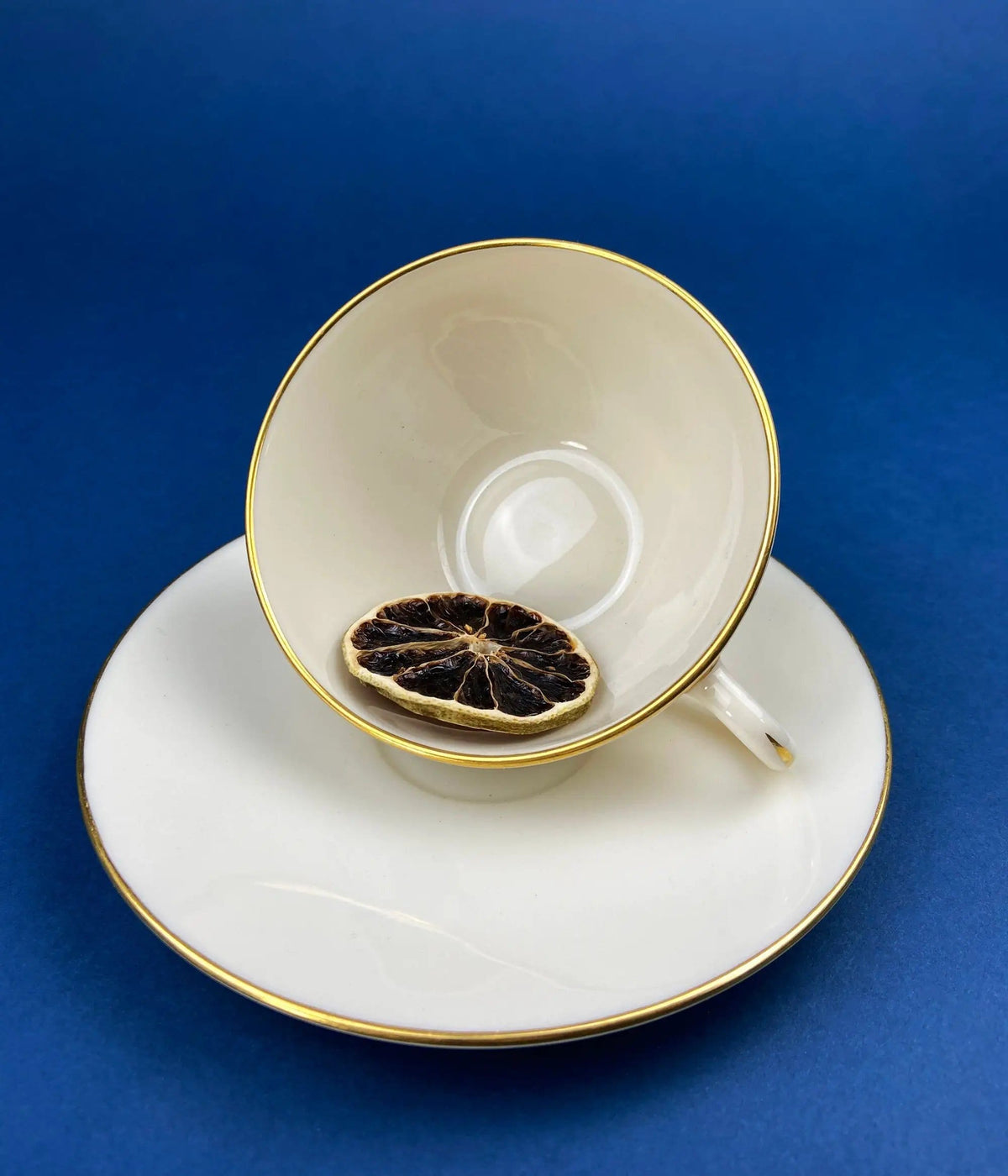 Lenox Tea Cup & Saucer | Creamy White with Gold Rim Tea or Coffee Set | Olympia by Lenox | Collectors & Hosts