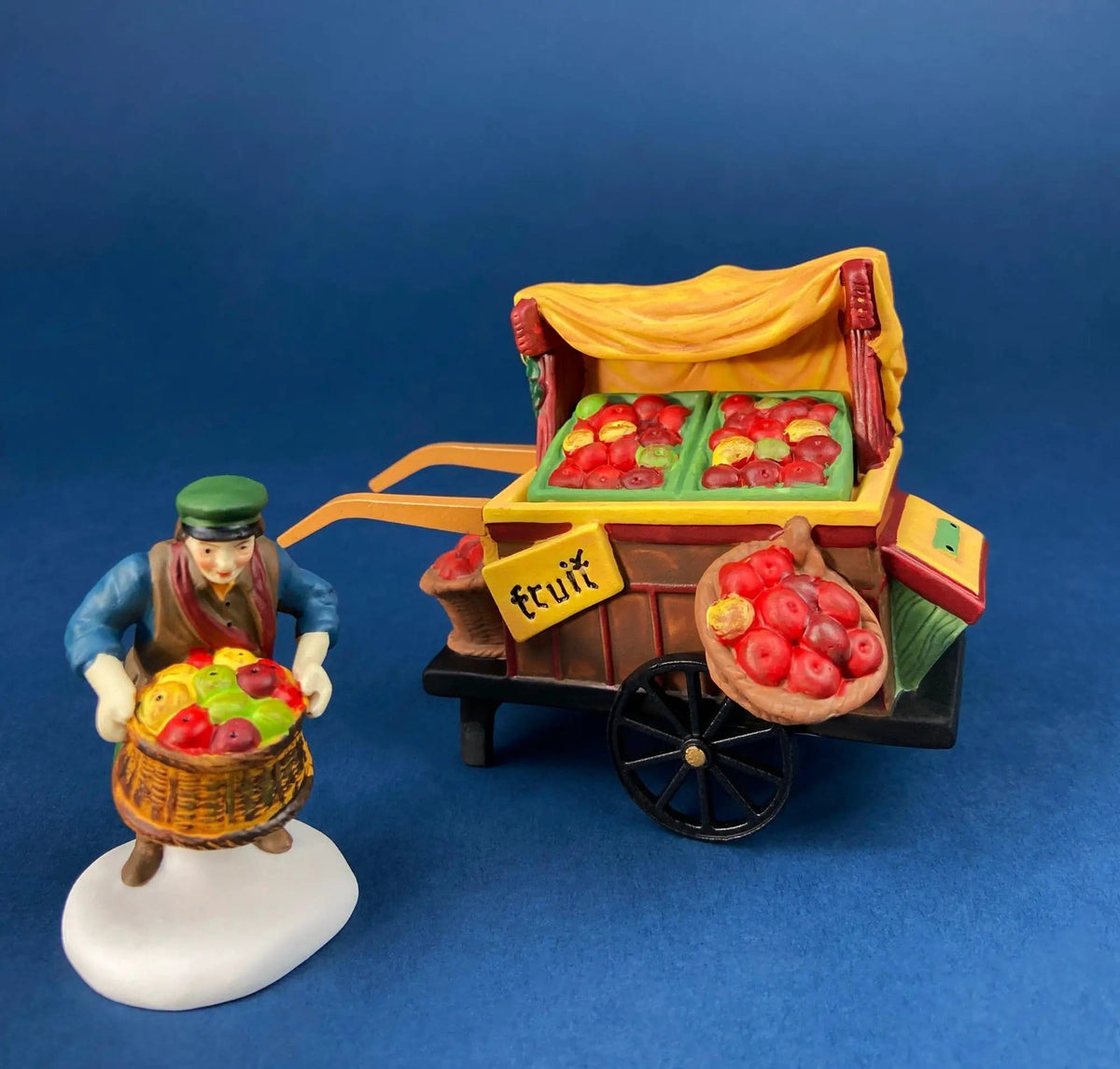 Department 56 Dickens Village Gingerbread Vendor with Kids | Collectible Vintage | Pre-Owned Piece | Collectors & Hosts