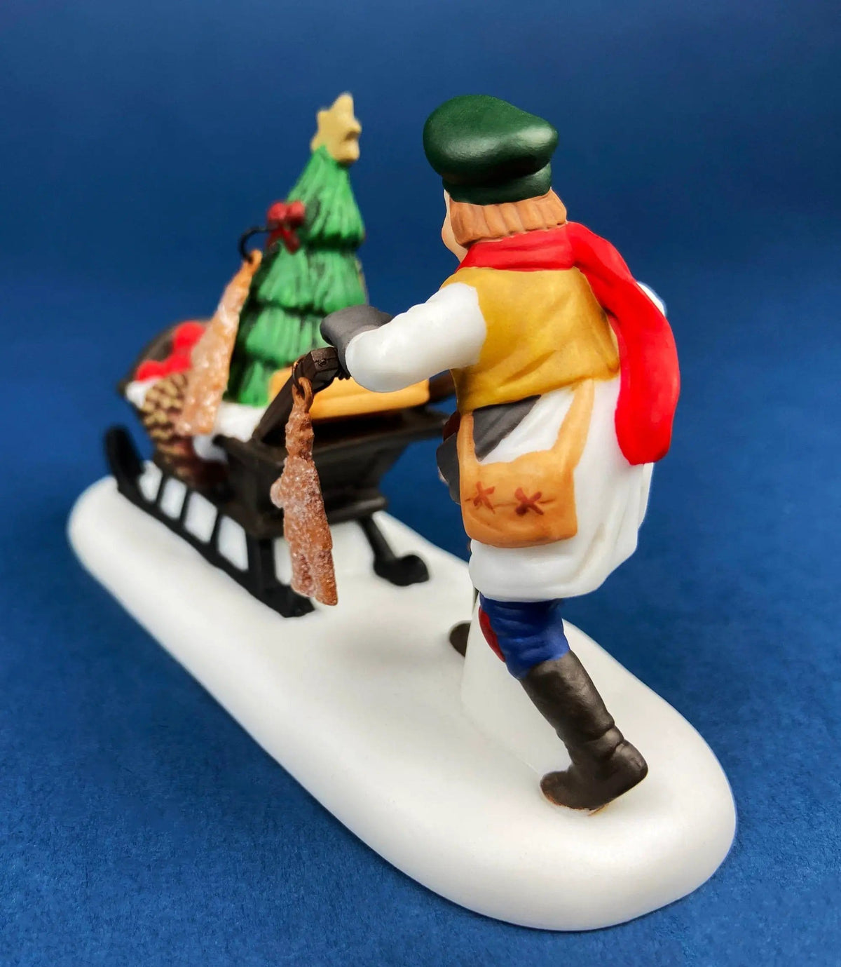 Department 56 Dickens Village Gingerbread Vendor with Kids | Collectible Vintage | Pre-Owned Piece | Collectors & Hosts
