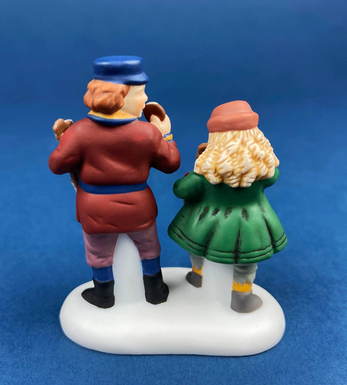 Department 56 Dickens Village Gingerbread Vendor with Kids | Collectible Vintage | Pre-Owned Piece | Collectors & Hosts