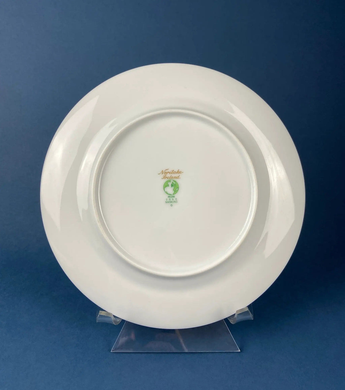 Vintage Porcelain Plates Trio, Dinner Set by Noritake Ireland | Asian Inspired Three Plates: Dinner, Salad, and Dessert | Collectible Vintage | Collectors & Hosts