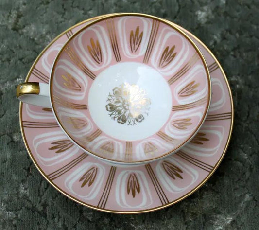 Bavarian Tea Cap and Saucer - Marked S.M | 1110 | Collectible Vintage | Collectors & Hosts