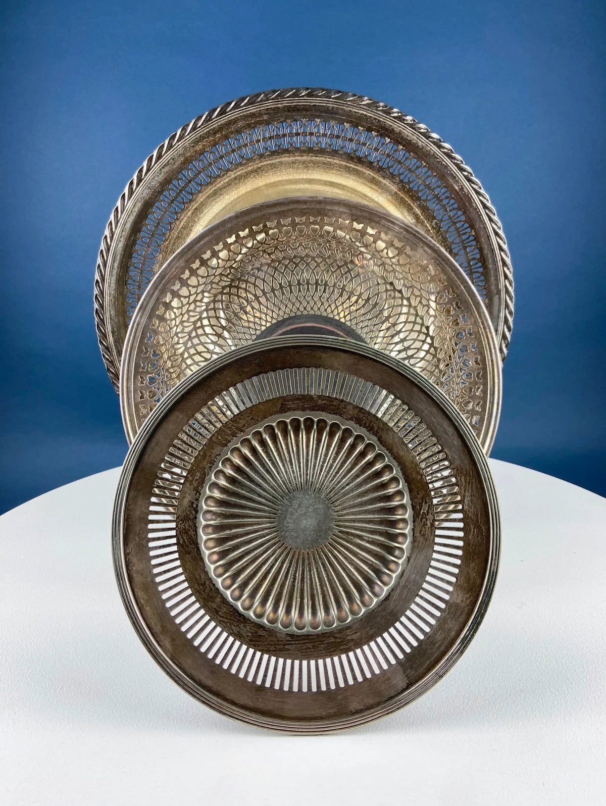 Vintage Silver Plated Serving Dishes Collection | Stunning Lacey Filigree | Benedict Plate, Gorham, W.M | Collectors & Hosts