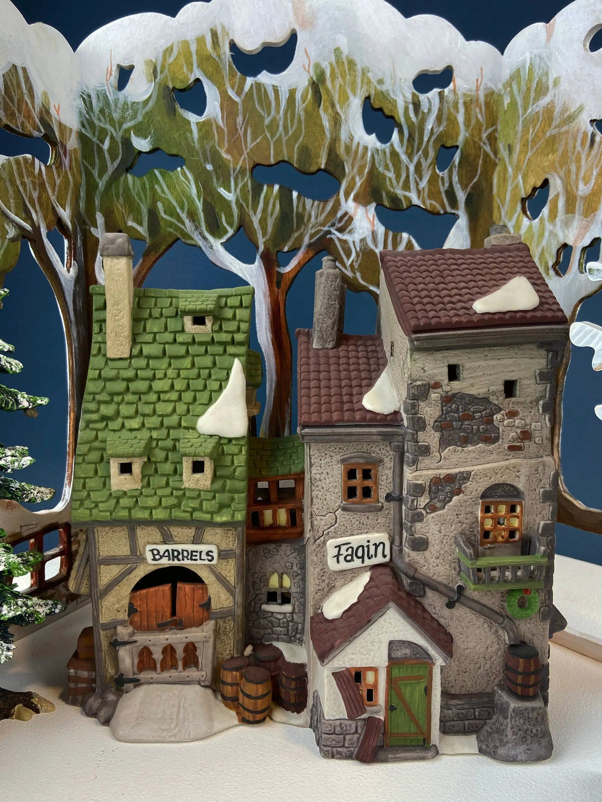 Fagin's Hide-A-Way by Department 56 | Illuminated Porcelain Dickens Village Series | Christmas Village | Collectors & Hosts