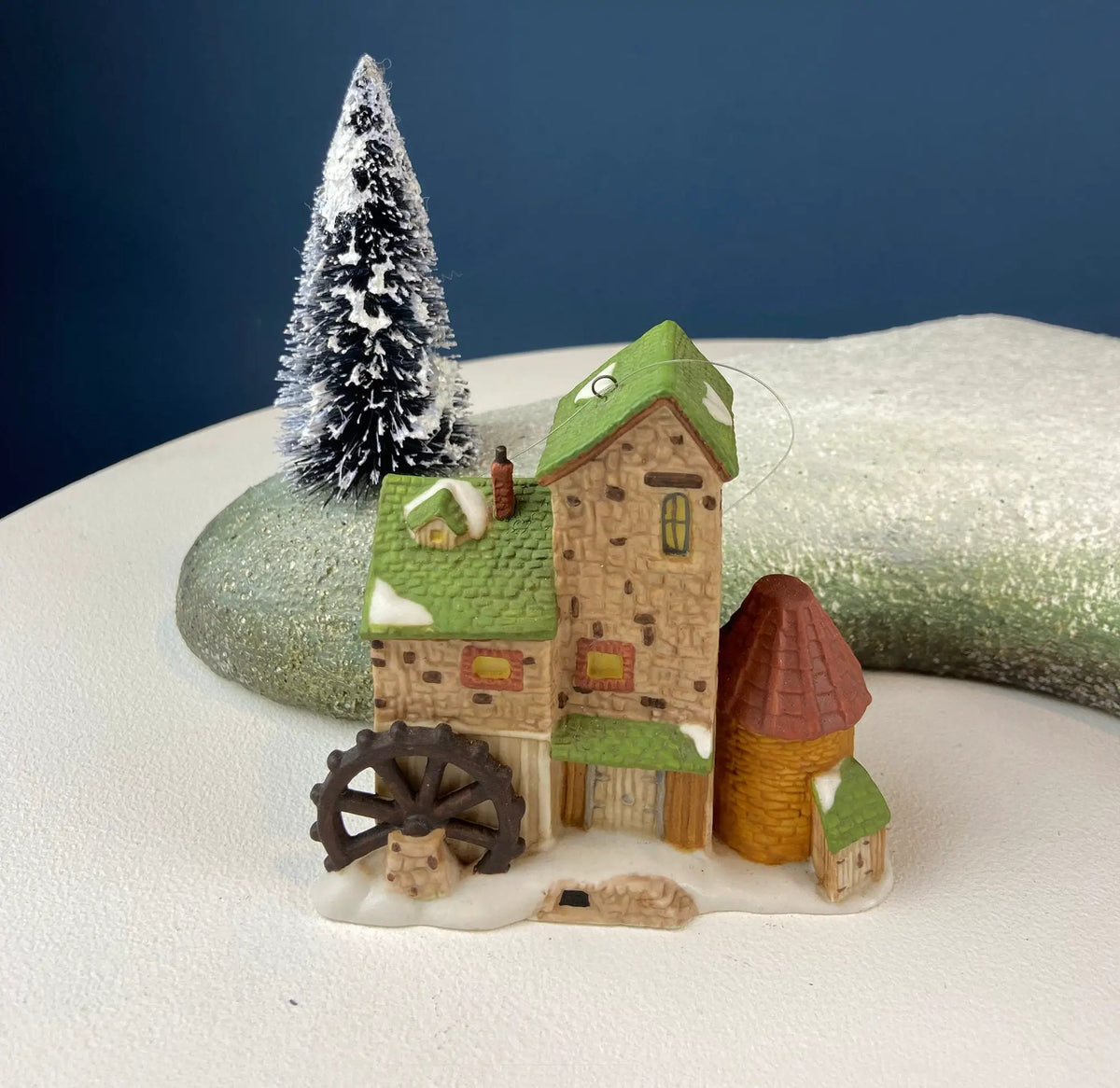 Dept 56 Christmas Ornaments | Painted Porcelain | Dickens Village | Set Of 3