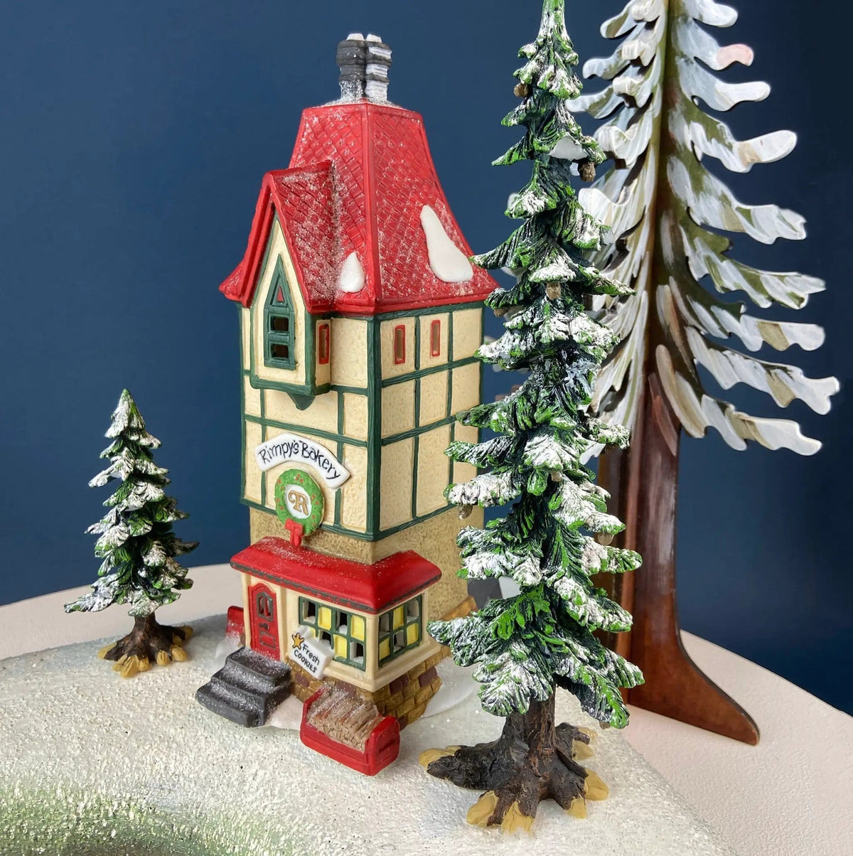 Needle's Tree Farm | Illuminated Porcelain Christmas Village House by Dept | 56 | Collectors & Hosts