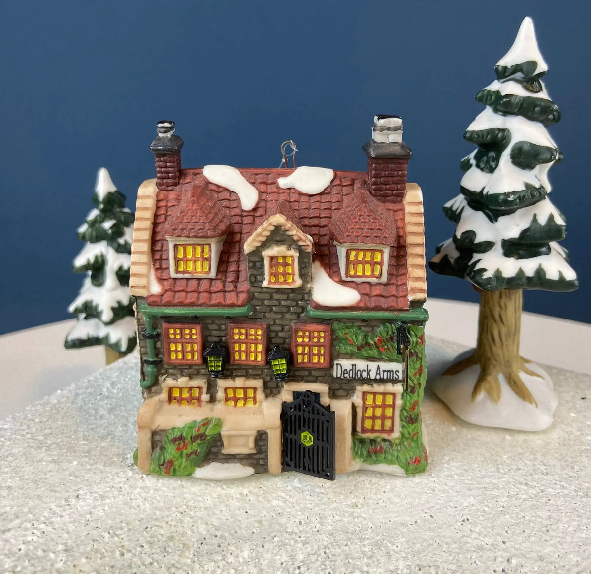 Dept 56 Christmas Ornaments | Painted Porcelain | Dickens Village | Set Of 3