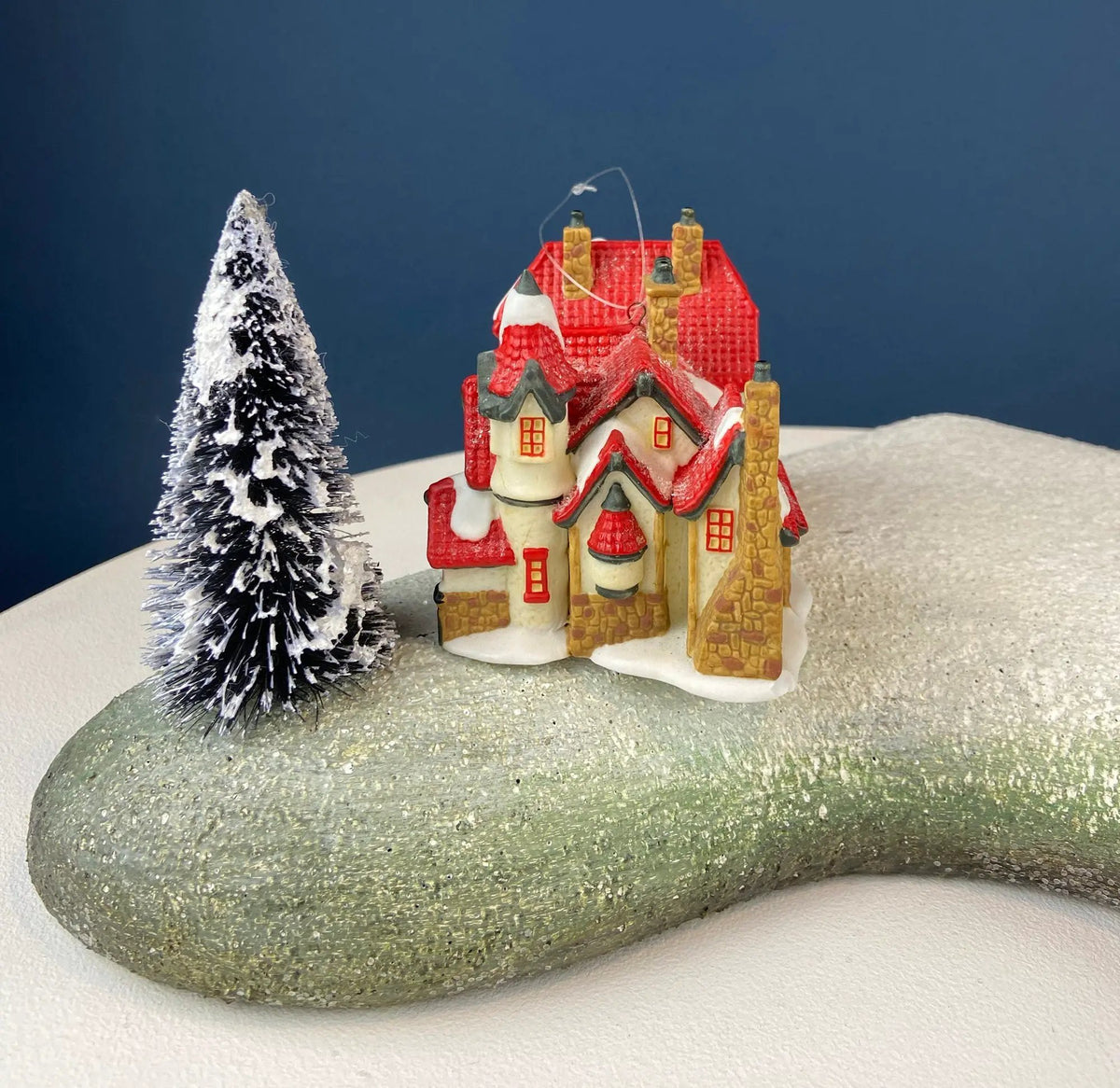 Dept 56 Christmas Ornaments | Painted Porcelain | Dickens Village | Set Of 3