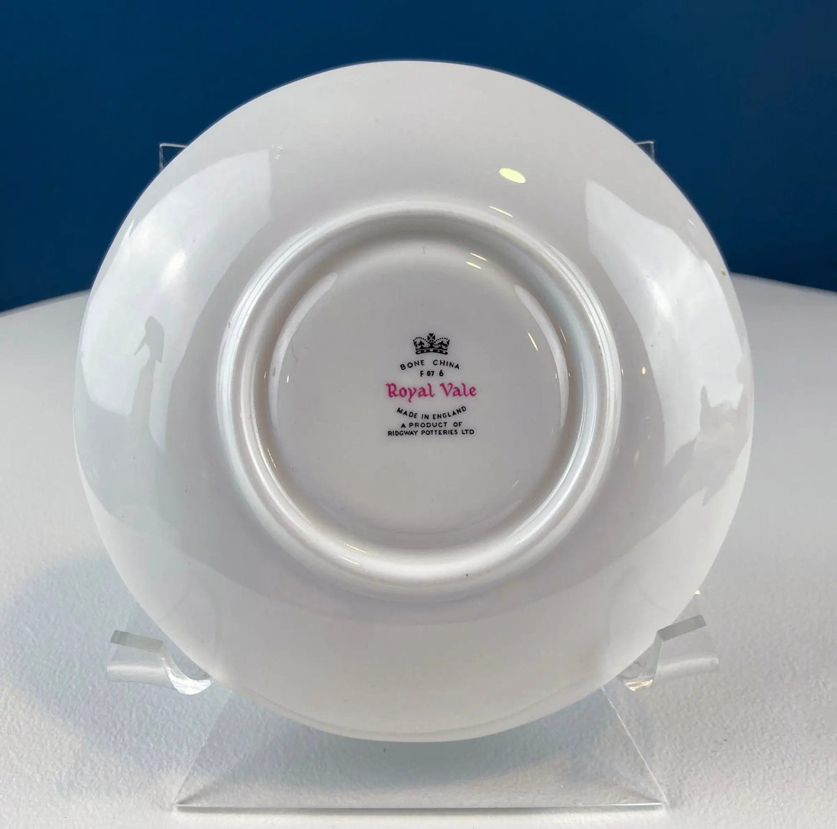 Tea Cup And Saucer | Royal Vale | English Cottage Garden | Plum Pattern