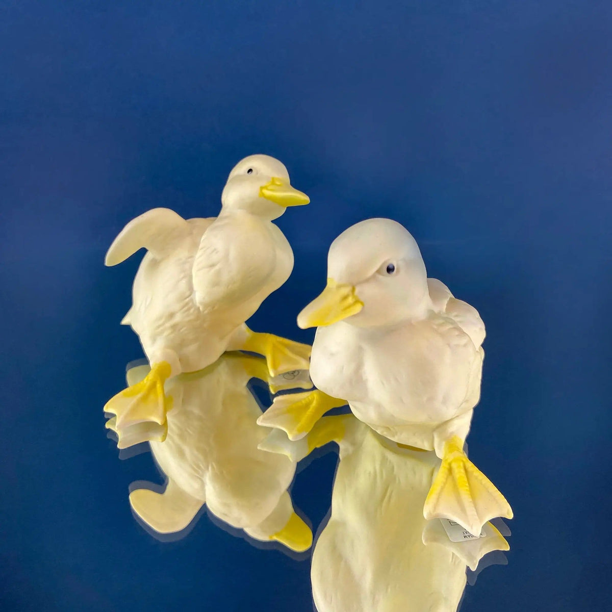Porcelain Baby Ducks Parade by Dept | 56 | Set of Two Ducklings Figurines | Collectors & Hosts