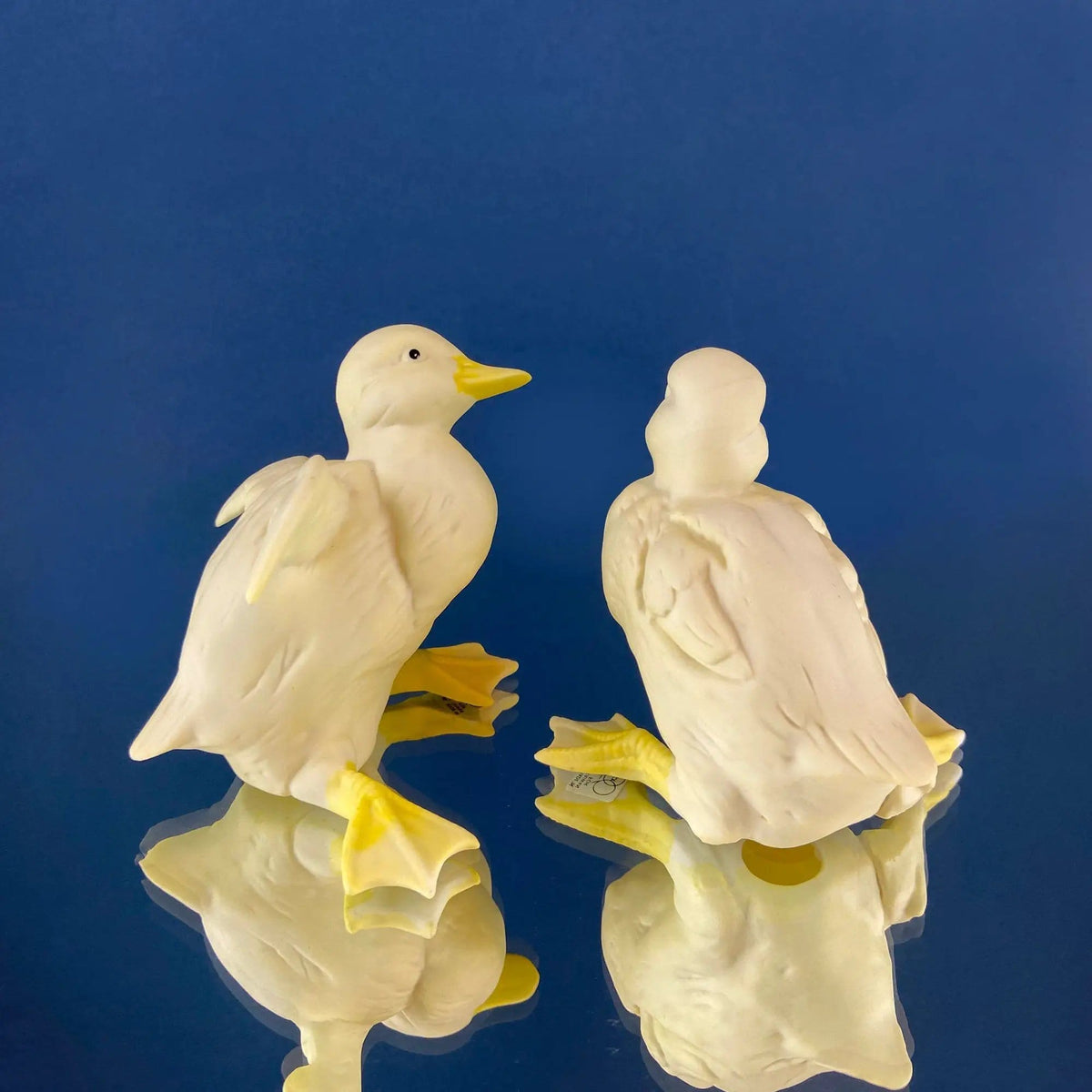 Porcelain Baby Ducks Parade by Dept | 56 | Set of Two Ducklings Figurines | Collectors & Hosts