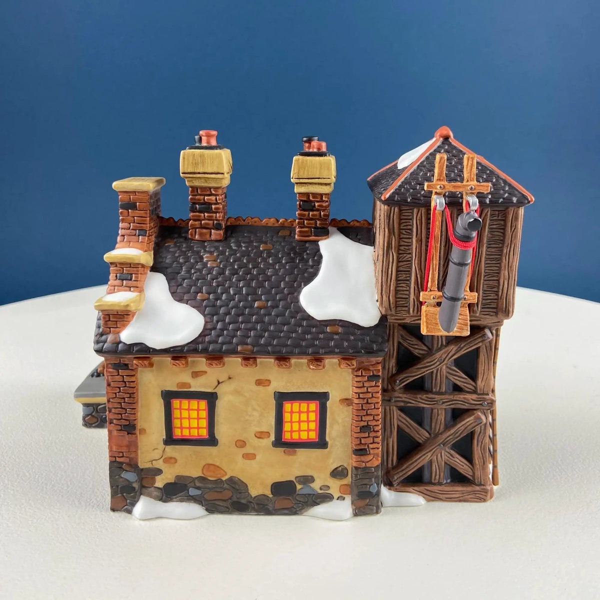 Christmas Village 2 Bldg | Complex North Eastern Sea Fisheries | Illuminated Porcelain Houses | Collectors & Hosts