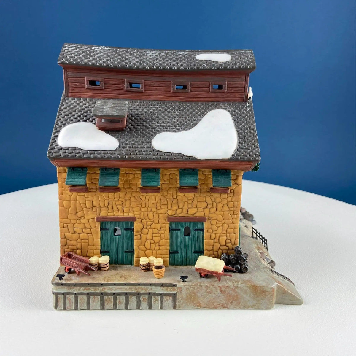 Christmas Village 2 Bldg | Complex North Eastern Sea Fisheries | Illuminated Porcelain Houses | Collectors & Hosts