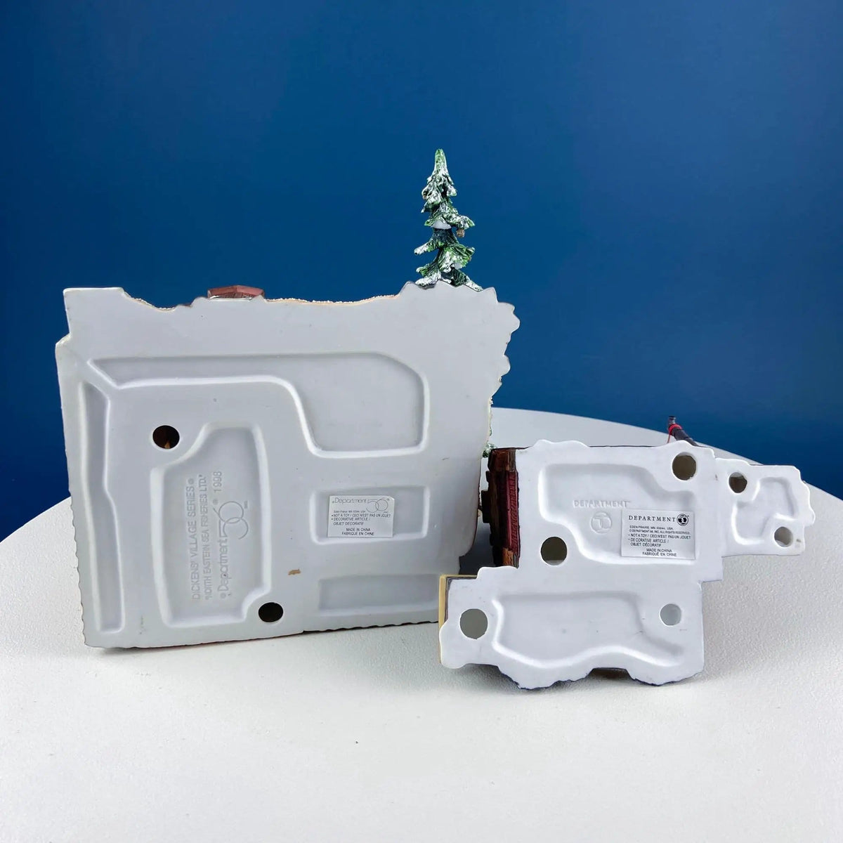 Christmas Village 2 Bldg | Complex North Eastern Sea Fisheries | Illuminated Porcelain Houses | Collectors & Hosts