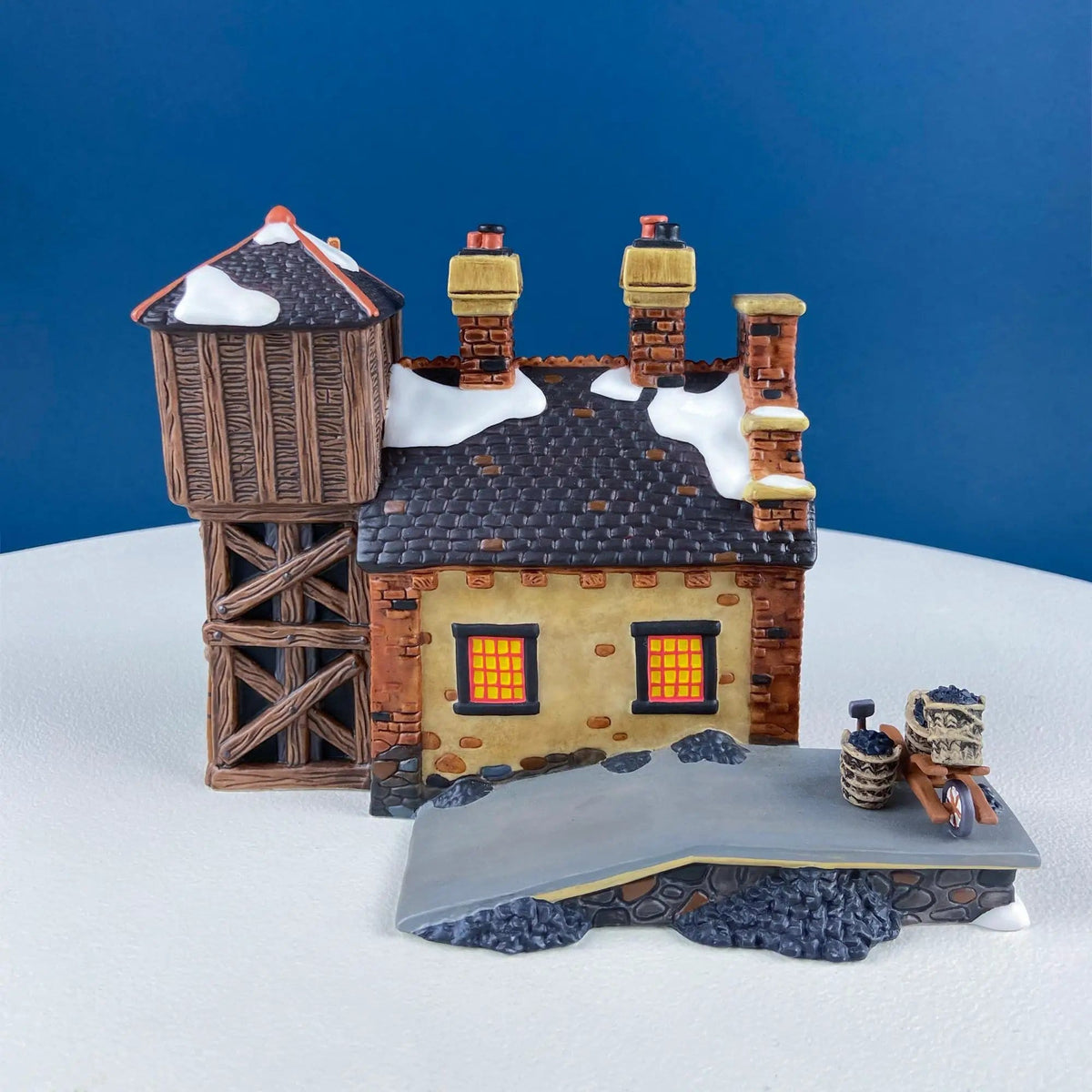 Christmas Village 2 Bldg | Complex North Eastern Sea Fisheries | Illuminated Porcelain Houses | Collectors & Hosts