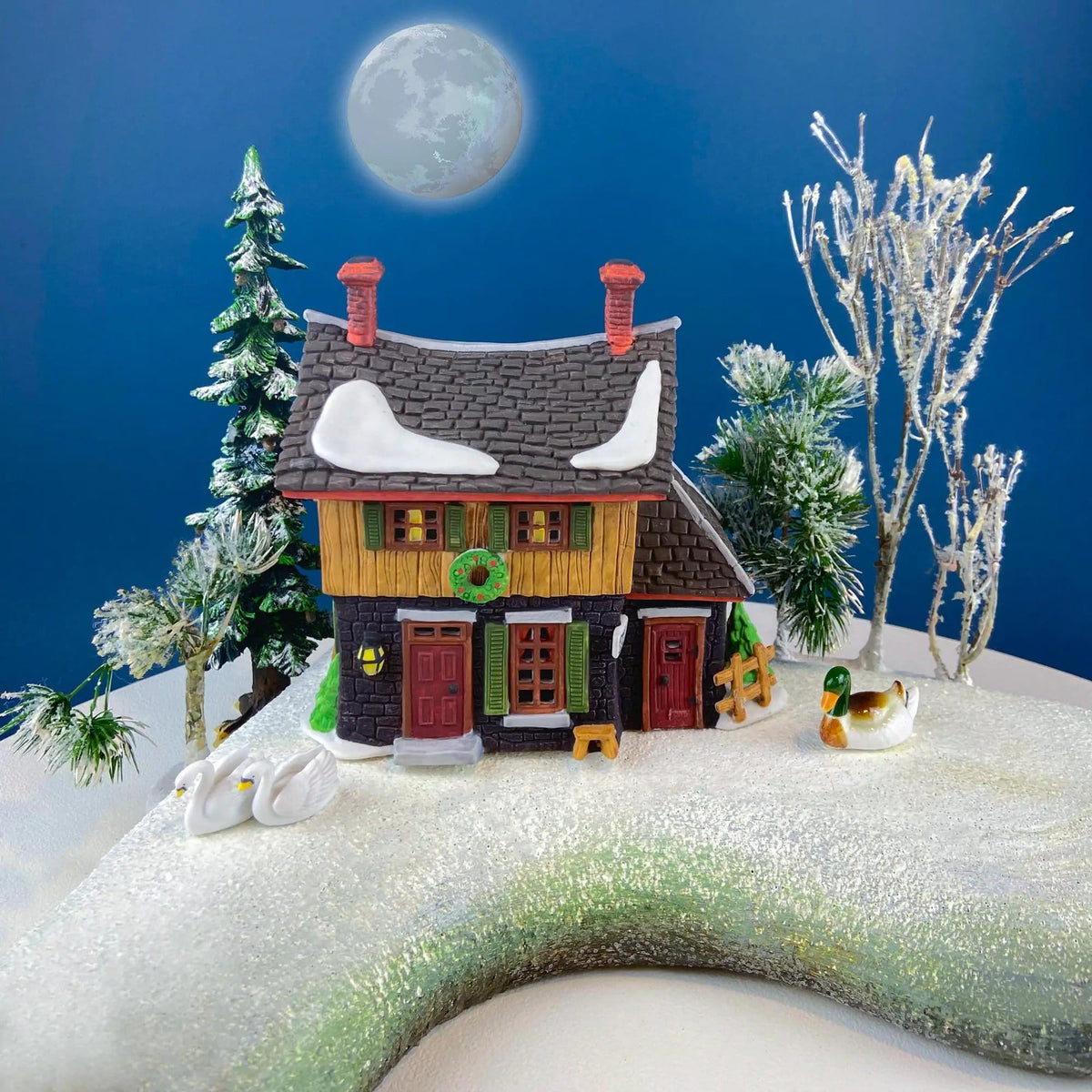 Christmas Village Van Tassel Manor by Department 56 | Enchanted New England Village Series | Illuminated Holiday House or Retail Decor | Collectors & Hosts