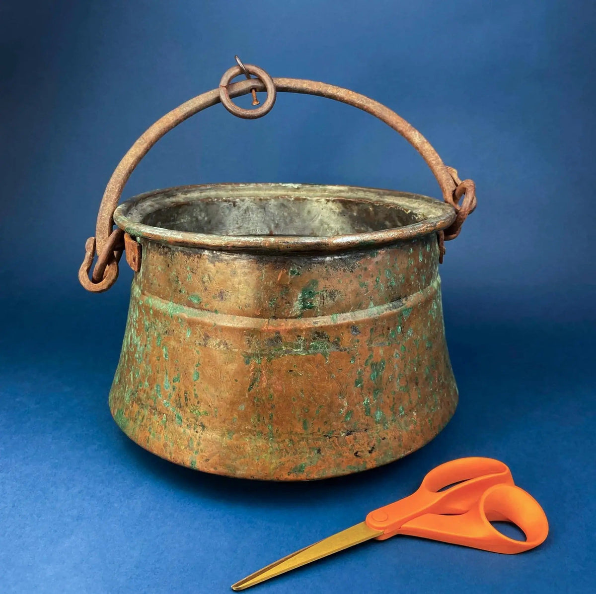 Hand Pounded Tin Copper Turkish Beverage Dispenser with Brass Spigot & Handles | Rustic Jug | Collectible Vintage | Collectors & Hosts
