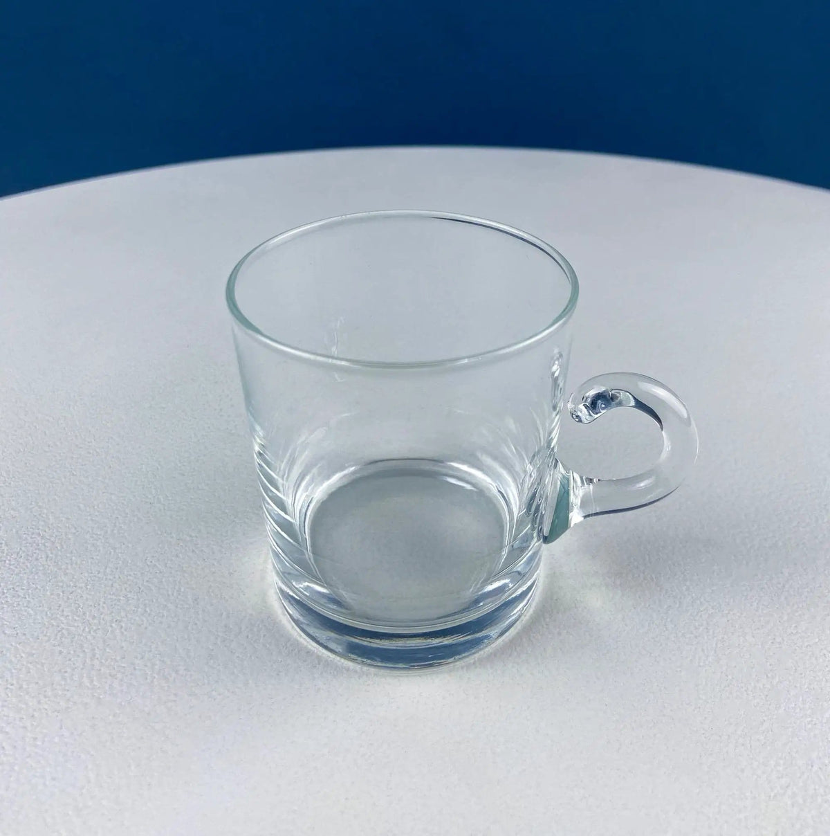 Coffee Tea Hand Blown Cups for Juice Punch Espresso Matcha or Irish Coffee | Set of 6 | Loop Handles | Collectors & Hosts