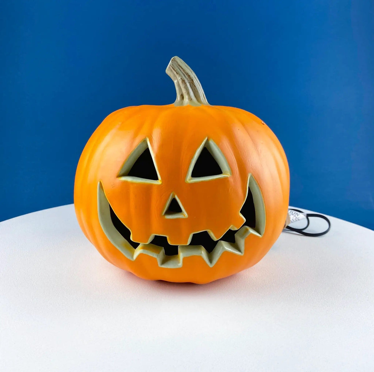 Halloween Lantern Grinning Pumpkin with Light | Fall Porch Window Decor | Home or Retail Celebration | Gift for Him or Her