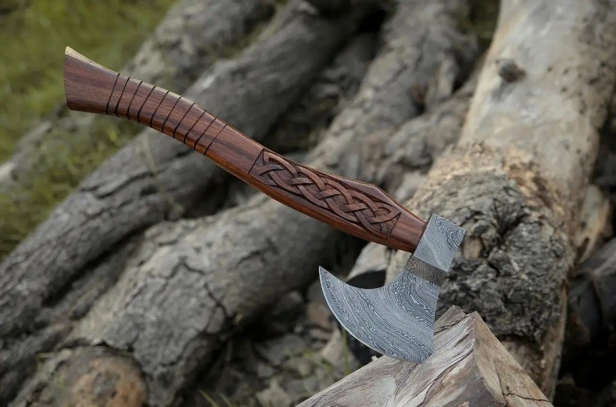 Custom handmade Damascus steel axe | 7 Inch | Damascus Steel | Hatchet