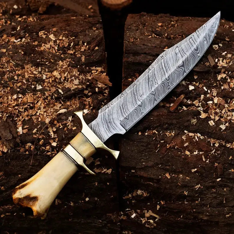 Damascus Steel Hunting Knives | 16 Inch | Damascus Steel | Hunting & Survival Knife