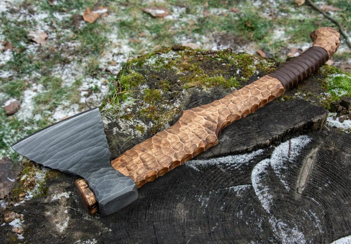 HAND-FORGED AXE | High Carbon Steel | Hatchet | Home