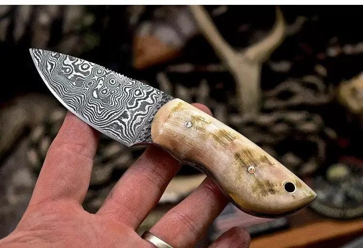 Custom handmade Damascus steel hunting knife (Style 13) | Damascus Steel | Hunting & Survival Knife | Home