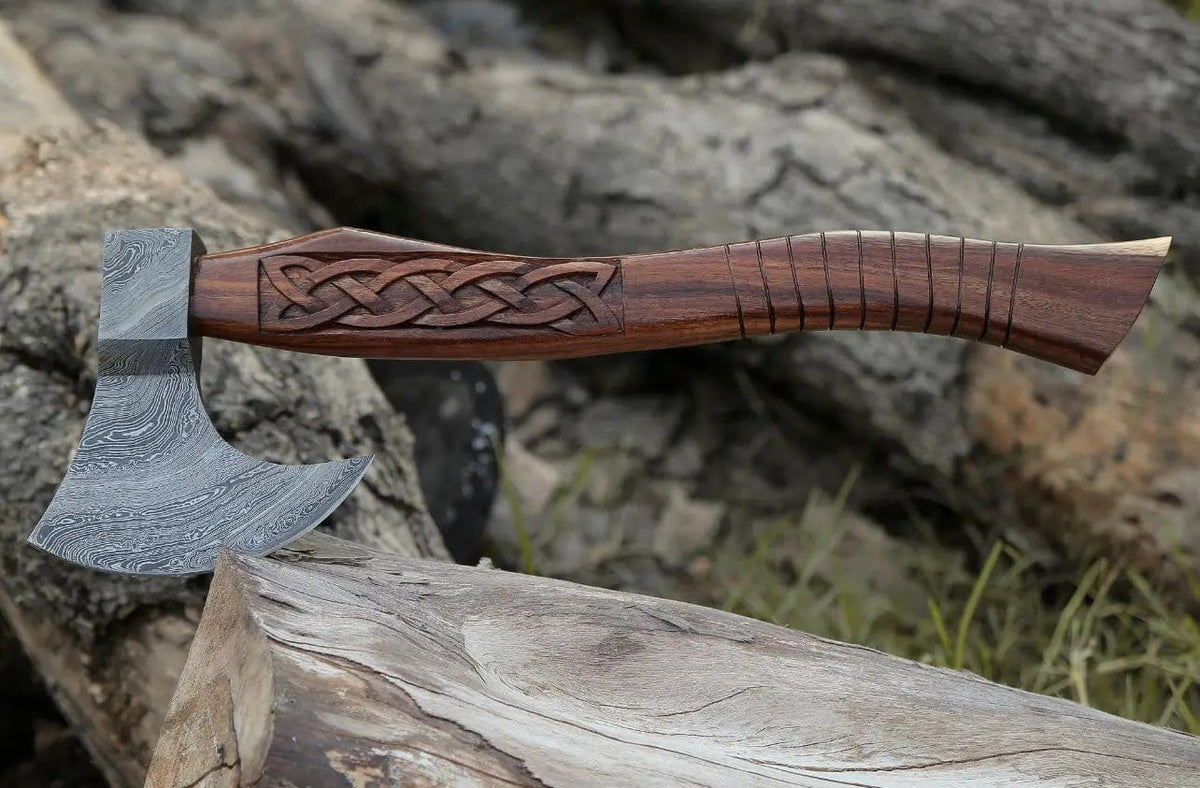 Custom handmade Damascus steel axe | 7 Inch | Damascus Steel | Hatchet