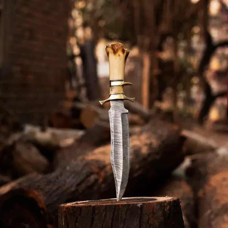 Damascus Steel Hunting Knives | 16 Inch | Damascus Steel | Hunting & Survival Knife