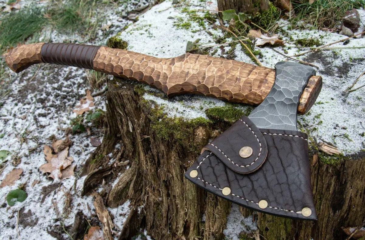 HAND-FORGED AXE | High Carbon Steel | Hatchet | Home