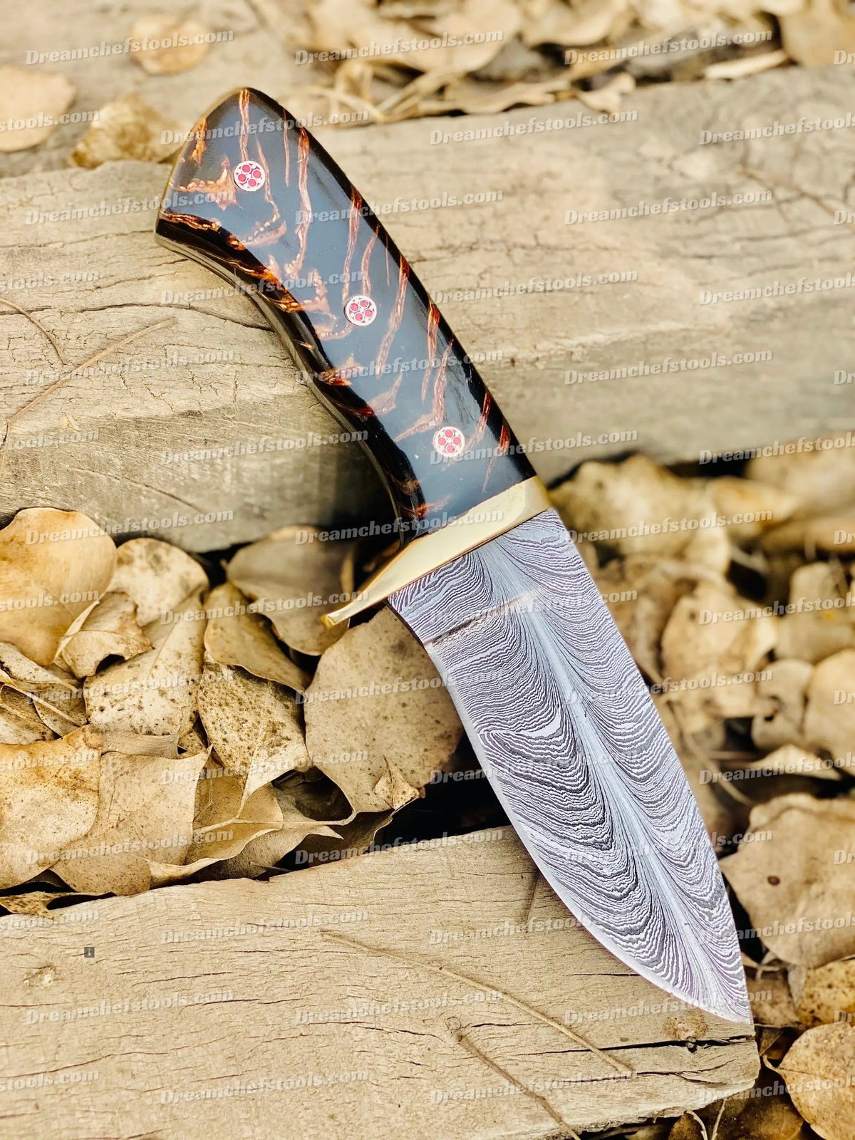 Custom handmade Damascus steel hunting knife (Style 7) | Damascus Steel | Hunting & Survival Knife | Home