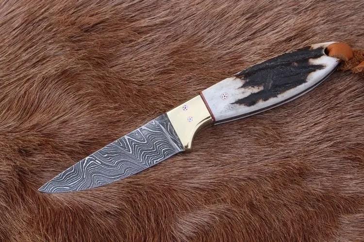 Cowboy knife | 6.5 Inch | Damascus Steel | Hunting & Survival Knife