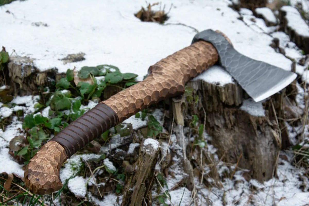HAND-FORGED AXE | High Carbon Steel | Hatchet | Home