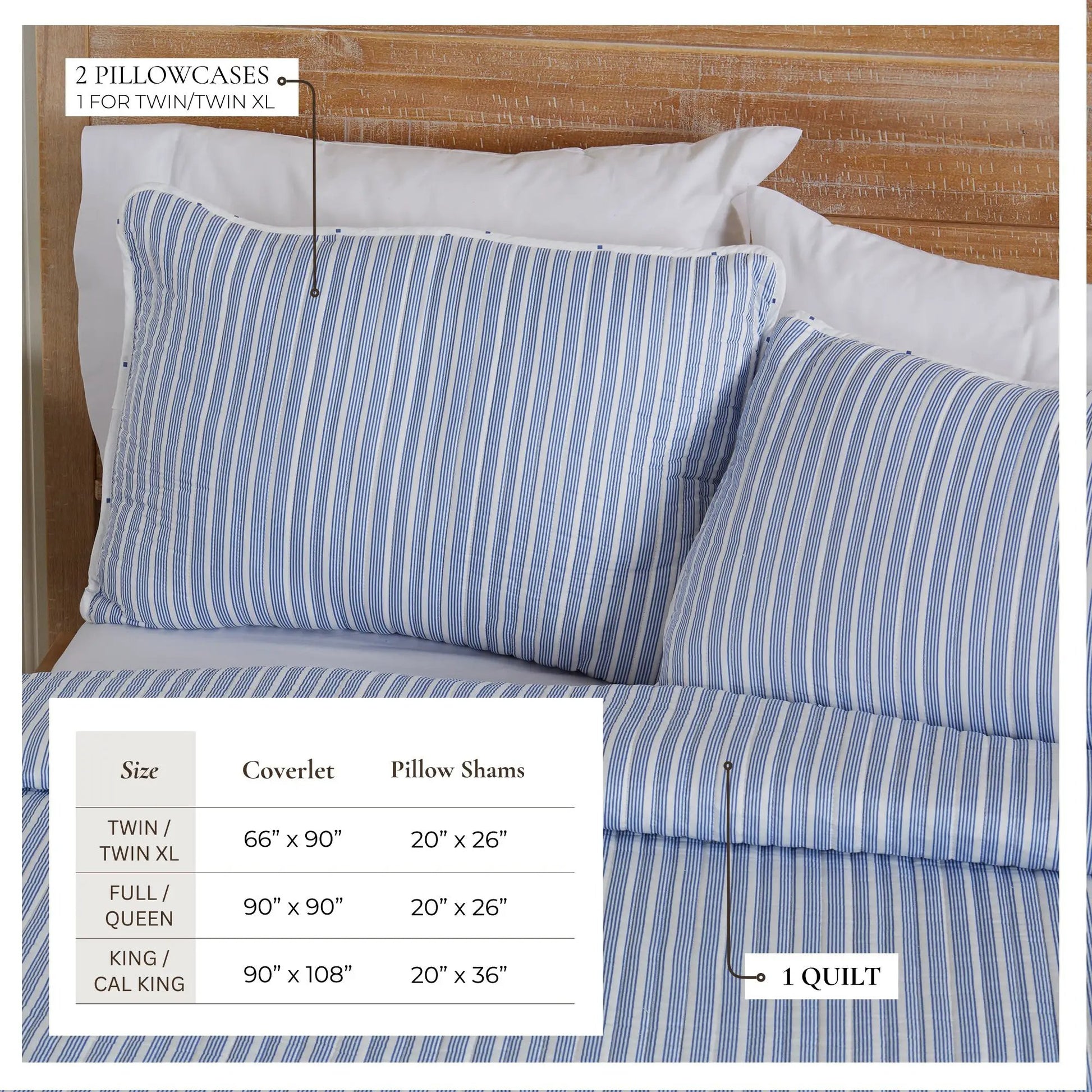 Stripe Quilt - Marcie Collection from PriceLows™
