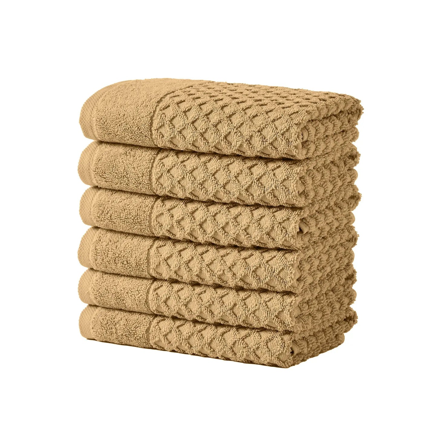 Cotton Diamond Waffle Weave Bath Towel Set - Grayson Collection from PriceLows™