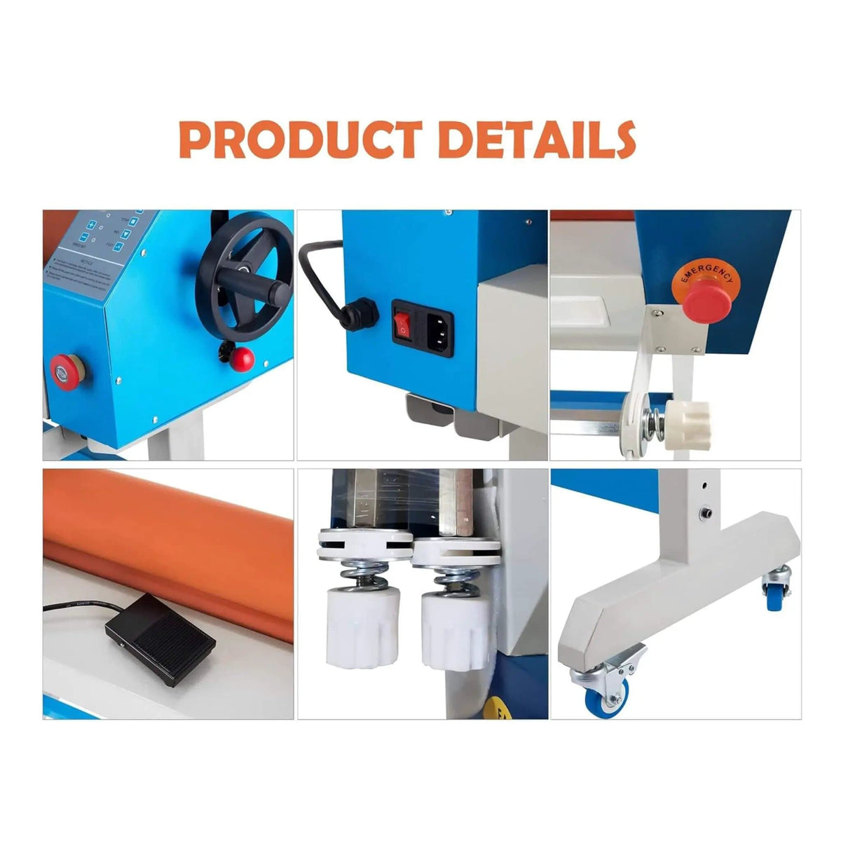 Heavy-Duty Industrial 110V Laminating Machine With Holder Rod | 110 Volt | Laminator | Home