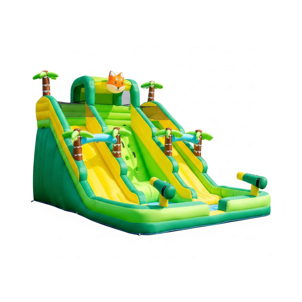 Inflatable Water Slide Park With Pool And Climbing Wall | Inflatable Bouncer | Home Use | Home