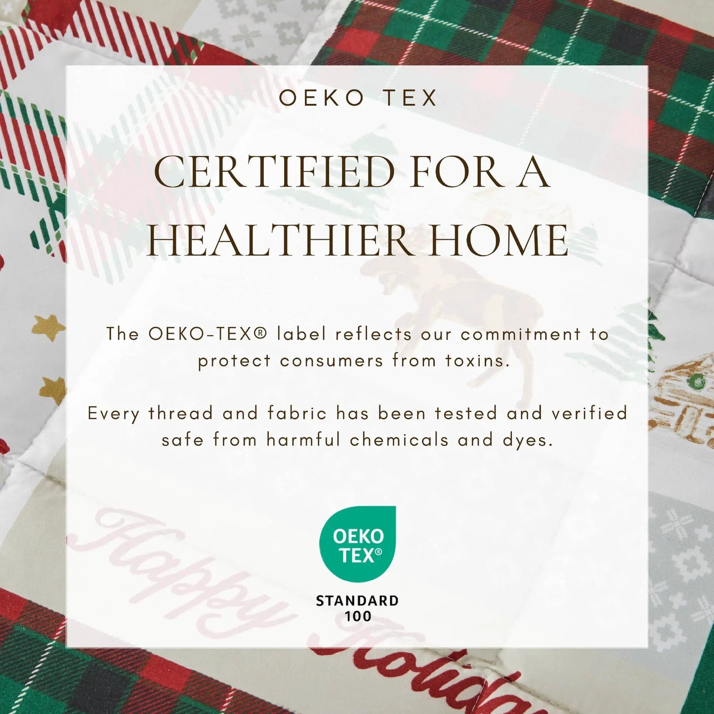 Reversible Christmas Comforter and Sham Set - Holiday / Lodge Odette Collection from PriceLows™