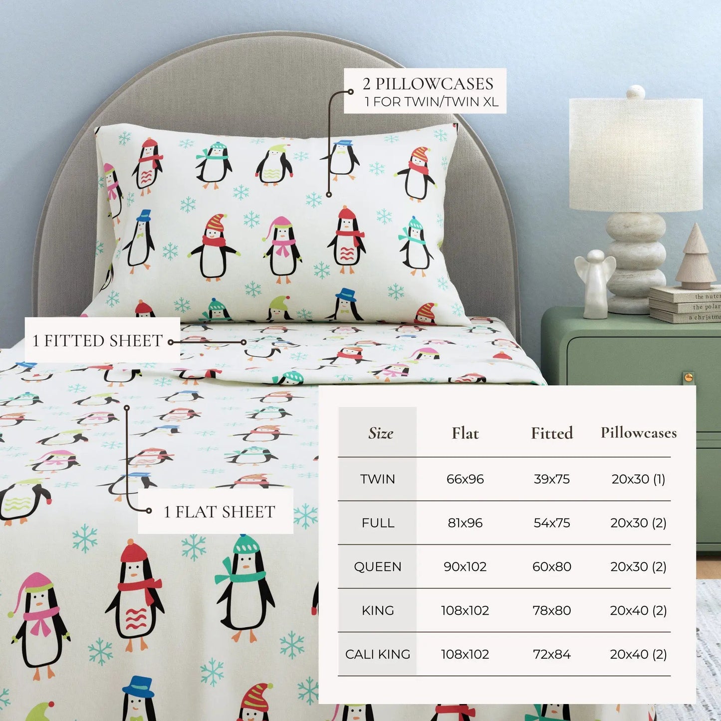 Turkish Cotton Flannel Sheet - Stratton Collection from PriceLows™