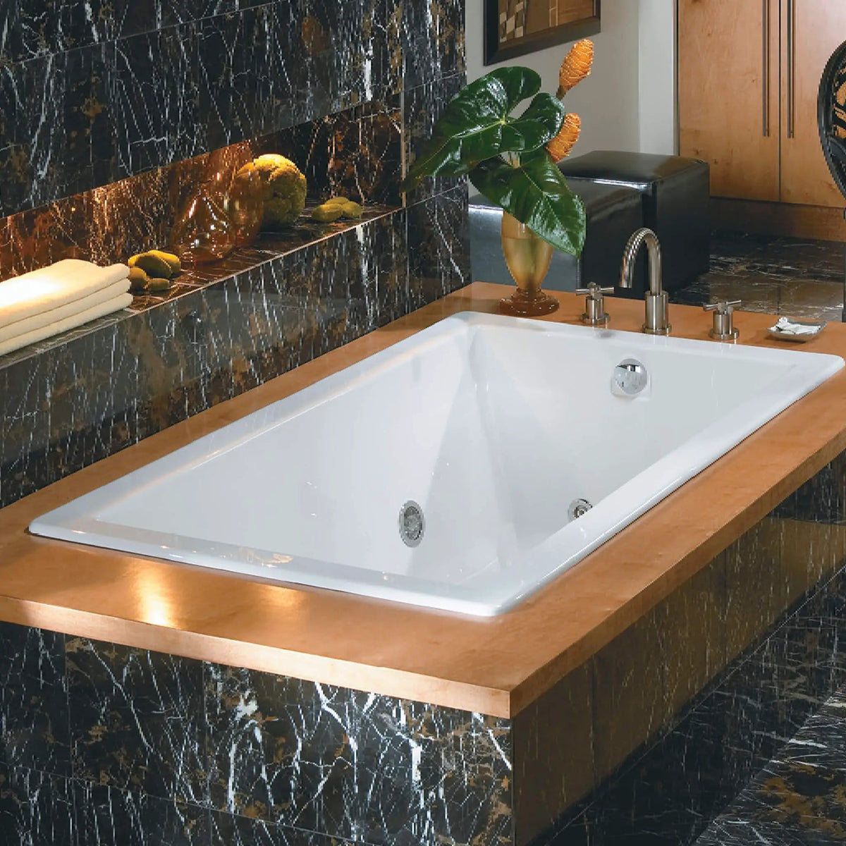 Jacuzzi Elara 72-Inch Drop-In Whirlpool Bathtub With 10 AccuPro Jet | 72 Inch | Bathroom Use | Bathroom